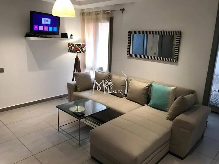 New! Charming Cozy 2 Bedrooms Central Gueliz Marrakesh Lägenhet
